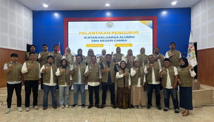 Pengurus Pusat IKA SMAN Camba Dilantik, Berbagai Program Akan Menjadi Wadah Silaturahmi Alumni