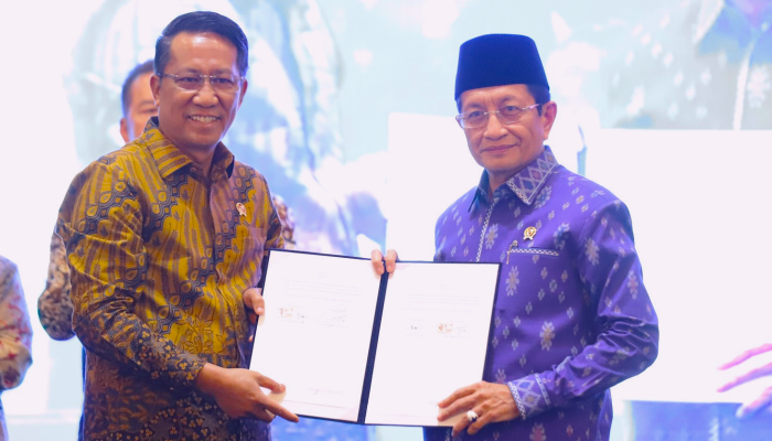 Menag dan Menkum Jalin Sinergi untuk Perkuat Layanan Publik