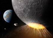 Dampak asteroid di bulan menghancurkan dua ngarai besar dalam 10 menit