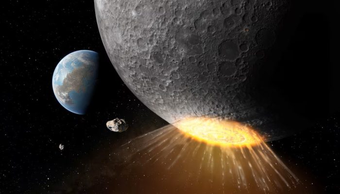 Dampak asteroid di bulan menghancurkan dua ngarai besar dalam 10 menit