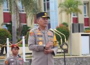 Pimpin Apel Pasukan, Wakapolda Sulteng Brigjen Helmi Ajak Personel jaga Kehormatan Institusi Polri