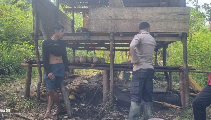 Razia Miras, Kapolsek Una Una Gandeng Personel Koramil dan Sat Pol PP