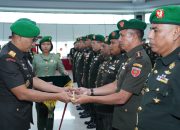 Pangdam XIV/Hsn Pimpin Serah Terima Jabatan Enam Pejabat di Lingkungan Kodam XIV/Hsn
