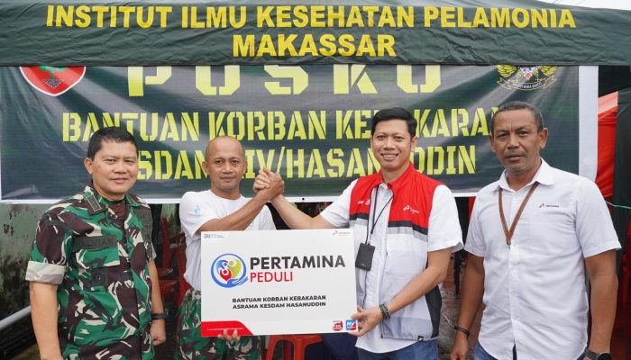 Pertamina Patra Niaga Sulawesi Bergerak Cepat, Hadir dan Peduli bagi Korban Kebakaran Asrama Kesdam Hasanuddin