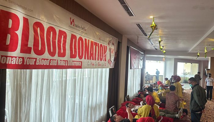 Swiss-Belinn Panakkukang Makassar Gelar Kegiatan CSR Donor Darah, Kumpulkan 153 Kantong Darah