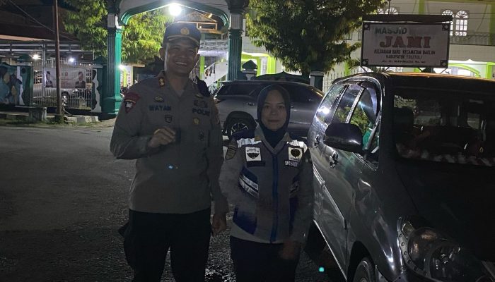 Kapolres Memantau Pengamanan Pelaksamaan Sholat Tarwih di Tolitoli