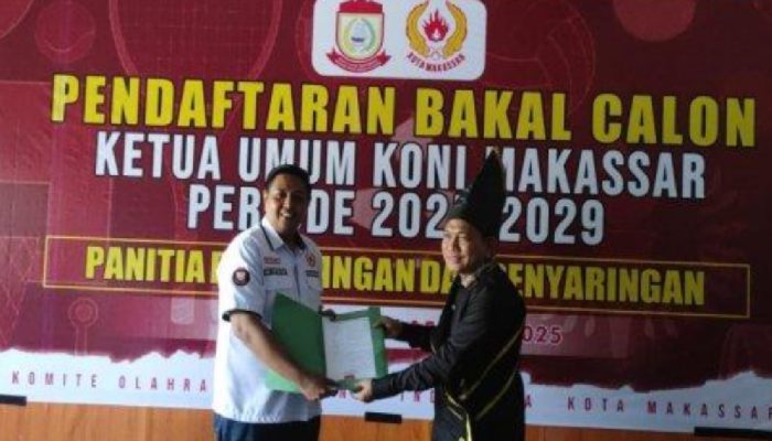 Maju Calon Ketua Koni, Ketua Komisi B DPRD Makassar Dapat Dukungan 38 Cabang Olahraga