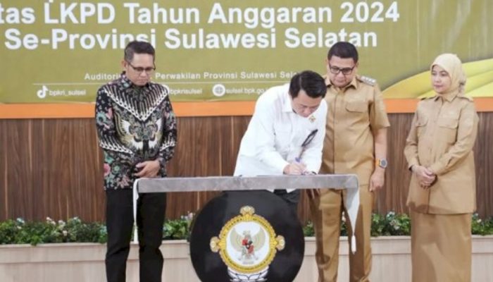 Ketua DPRD Makassar Hadiri Penyerahan LHP LKPD 2024 oleh BPK Sulsel