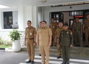 Tanamkan Semangat Nasionalisme, Munafri Ajak Pegawai Pemkot Makassar Nyanyikan Lagu Indonesia Raya
