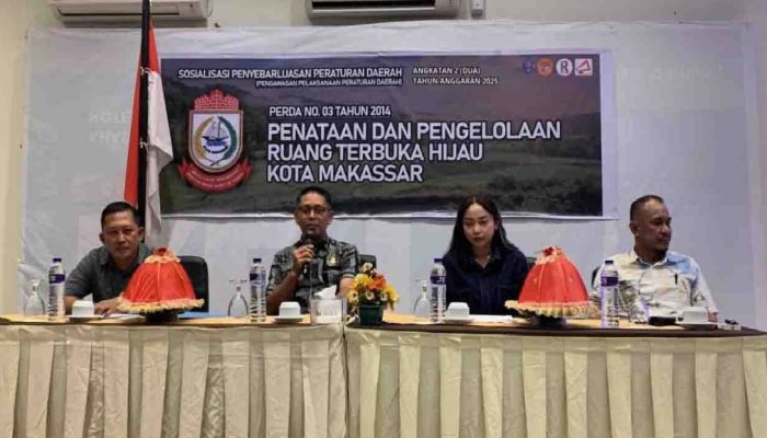 Sosialisasi Perpu, DPRD Makassar Tegaskan Mendukung Ruang Terbuka Hijau di Makassar