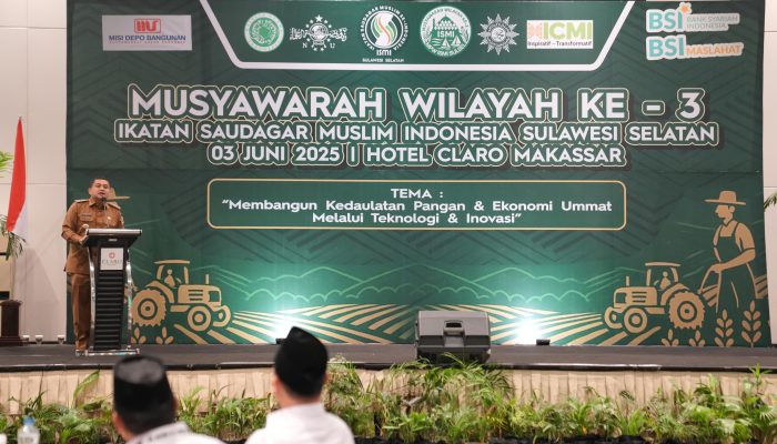 Hadiri Muswil ISMI Sulsel: Munafri Ajak Saudagar Muslim Bangun Ekonomi Kota