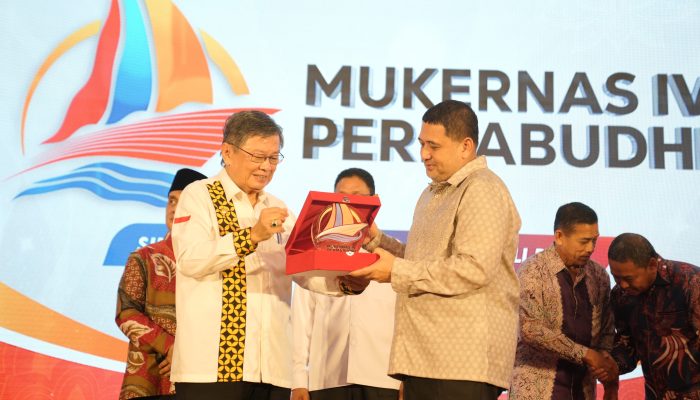 Wali Kota Munafri dan Wamenag RI Hadiri Mukernas Permabudhi di Makassar