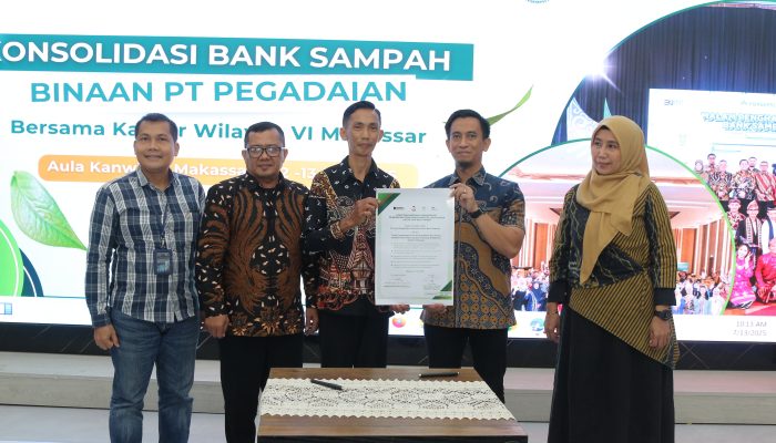 Pemkot Makassar-Pegadaian Dorong Tabungan Emas dari Sampah
