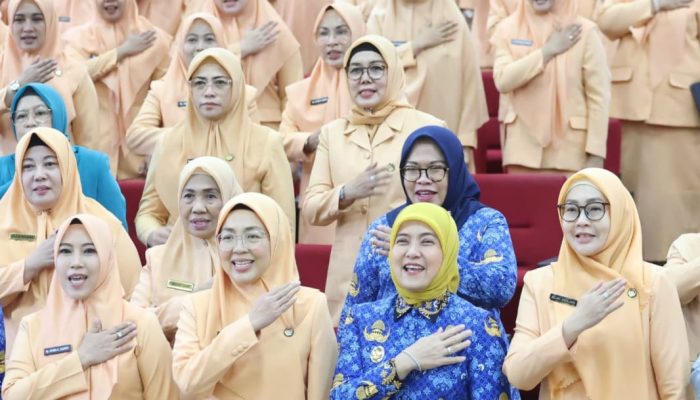 Hadiri Pengukuhan DWP, Aliyah Mustika Ilham Titipkan Harapan Besar kepada Pengurus Dharma Wanita Baru