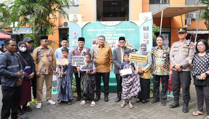 Khitanan Massal dan Donor Darah, Wali Kota Makassar Tegaskan Layanan Sosial Merata Sampai Pulau