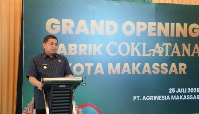 Resmikan Pabrik Coklatana, Wali Kota Makassar Harap Serap Tenaga Kerja