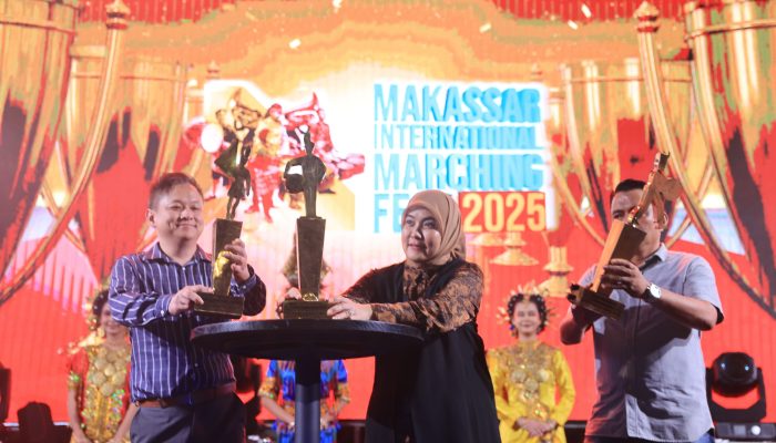 Aliyah Mustika Ilham Resmi Membuka Makassar International Marching Fest 2025