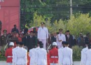 Berlangsung Khidmat, Wali Kota dan Jajaran Pemkot Makassar Upacara HUT ke-80 RI di Lapangan Karebosi
