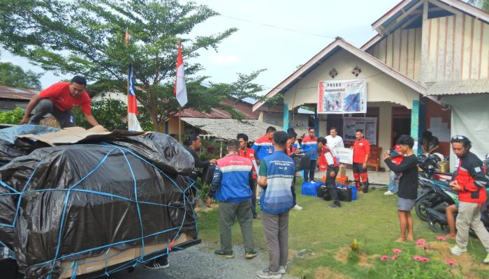 Peduli Korban Gempa Poso, Pertamina Patra Niaga Salurkan Bantuan ke Posko Pengungsian