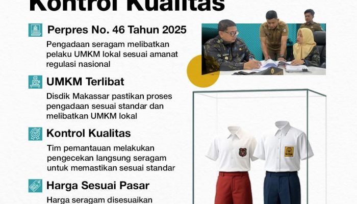 Program Seragam Gratis Pemkot Makassar Mendapat Apresiasi PGRI Sulsel