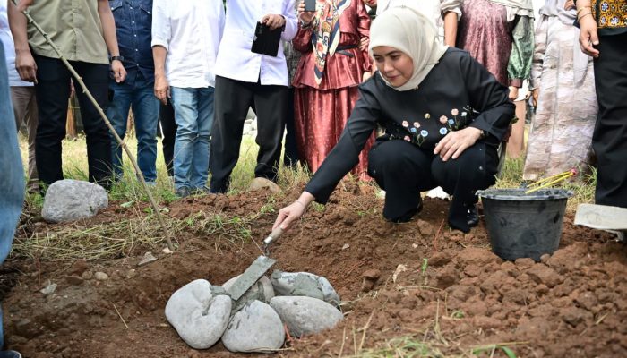 Hadiri Peletakan Batu Pertama, Aliyah Mustika Ilham Apresiasi Inisiatif Alumni Fakultas Pertanian Unhas