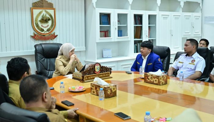 Wawali Makassar Aliyah Mustika Ilham, Terima Audiensi Karang Taruna Kota Makassar Jelang HUT ke-65