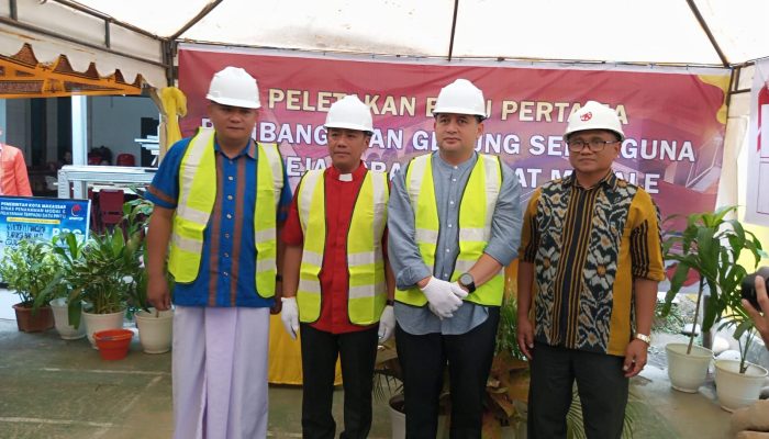 Wali Kota Makassar Tekankan Jaga Toleransi saat Peletakan Batu Pertama Gedung Jemaat Masale