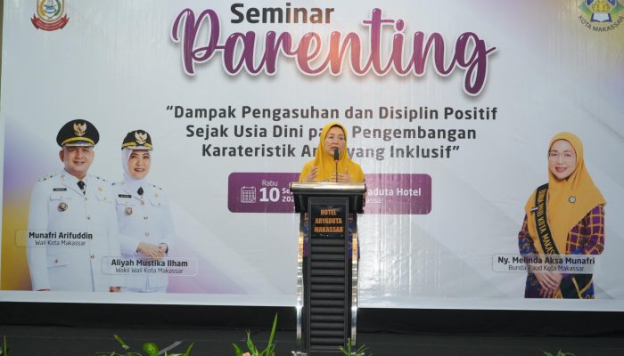 Buka Seminar Parenting, Bunda PAUD Makassar Dorong Orang Tua Terapkan Disiplin Positif Sejak Usia Dini