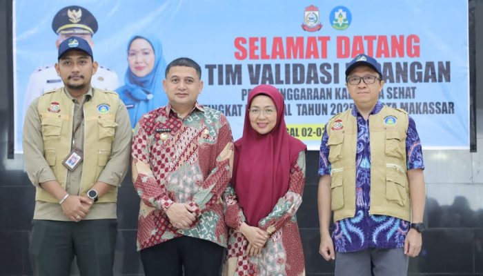 Munafri–Melinda Aksa Sambut Tim Kota Sehat, Tegaskan Pentingnya Lingkungan Bersih