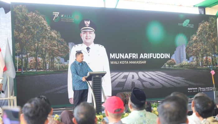 Jadi Jalur Alternatif Atasi Kemacetan, Wali Kota Munafri Groundbreaking Penghubung Jalan Manggala–BTP