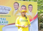 HUT ke-61 Partai Golkar, Munafri Hadirkan Pasar Murah & Pemeriksaan Kesehatan Bantu Warga di Makassar