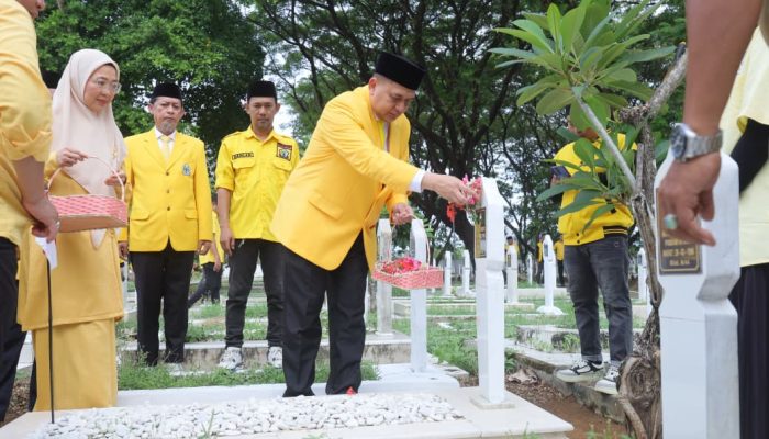 HUT Golkar ke-61, DPD II Golkar Makassar Gelar Ziarah Makam Pahlawan Dipimpin Munafri Arifuddin