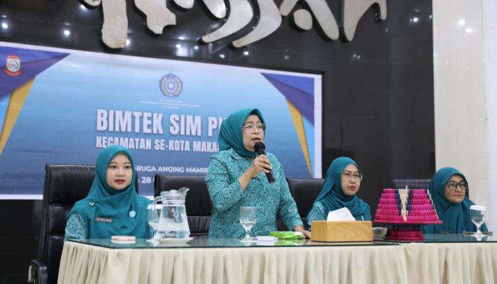 Dukung Transformasi Digital, TP PKK Makassar Laksanakan Bimtek Sistem Informasi Manajemen PKK