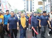 31 Ribu Warga Tumpah Ruah di Losari, Semarak Jalan Santai Warnai HUT Kota Makassar