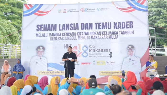 Munafri Arifuddin Ajak Ribuan Lansia Tetap Aktif: Pemkot Perkuat Program Pemberdayaan dan Kesehatan Lansia