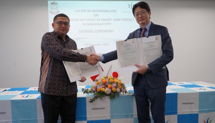 Dari Yokohama, Pemkot Makassar Resmi Jalin Kerja Sama Teknologi Mitigasi Banjir dengan Nihon SUIDO