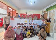 Subdit 5 Tipidsiber Polda Sulsel Anjangsana ke Panti Asuhan Bagikan Sembako Dalam Rangka Memperingati HUT Reserse ke-78