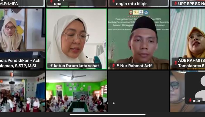 Makassar Gelar Gerakan 10.000 Liter Eco Enzym dan Makan Buah Serentak di 400 Sekolah