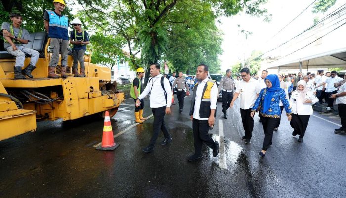 Gubernur Andi Sudirman Groundbreaking Proyek Preservasi Jalan MYC Rp430 Miliar di Makassar