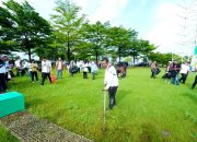 Gubernur Sulsel Gaungkan Anti Mager dan Gerakan ASRI Lewat Jalan Sehat dan Aksi Lingkungan