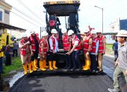 Gubernur Sulsel Groundbreaking Preservasi Jalan Rp274 Miliar, 209 Km Lintas Empat Daerah Ditangani