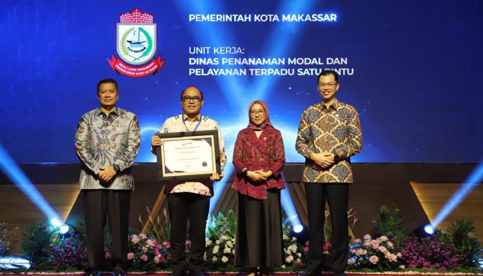 DPM-PTSP Makassar Raih Predikat WBK, Catat Sejarah Baru Reformasi Layanan Perizinan