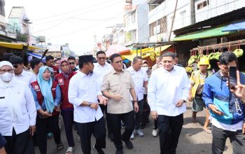 Wali Kota Makassar Dampingi Mendag Sidak Harga Pangan di Pasar Terong Jelang Idulfitri