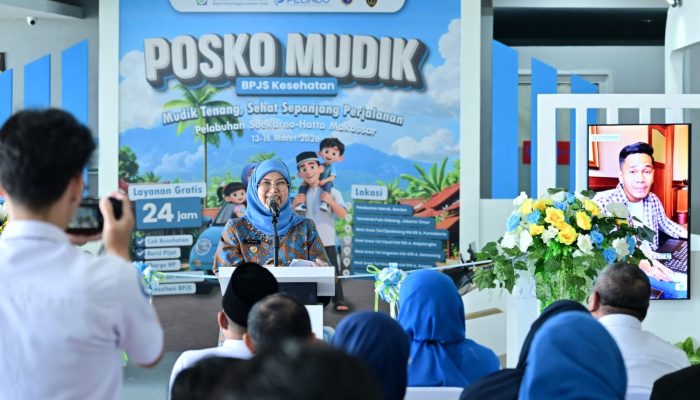 Wawali Aliyah Mustika Ilham Buka Posko Mudik BPJS Kesehatan di Pelabuhan Soekarno Hatta