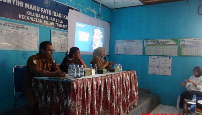 Tekan Penularan TBC, Kelurahan Jambula Gandeng Pertamina Patra Niaga Ternate