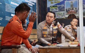 Kebakaran Gunung Lawu Capai 100 Hektare, Polres Magetan Siaga Antisipasi Api Merembet