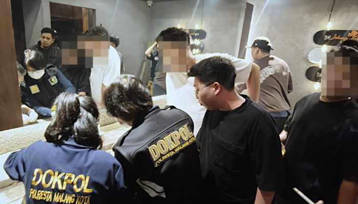 Sidak Dua THM di Malang, Polisi Tes Urine 40 Pengunjung
