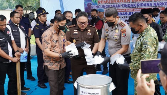 Polres Meranti Gagalkan Dugaan Penyelundupan 9,3 Kg Sabu, Dua Orang Ditangkap