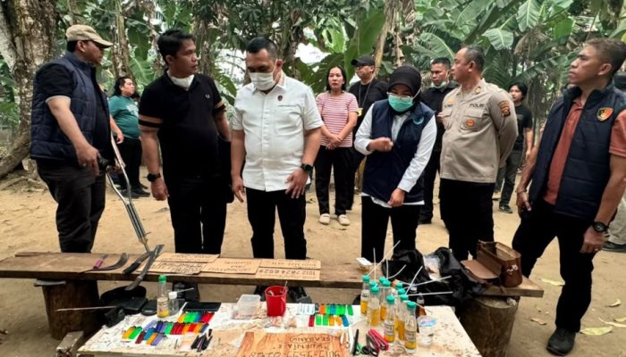 Razia Narkoba di Desa Skonjing, Polisi Sita Sabu, Ekstasi hingga 12 Bong